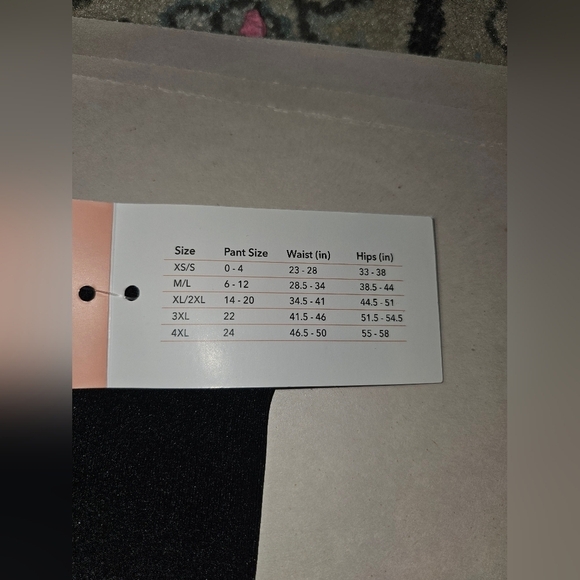 NWT Shapermint Essentials High-Waisted Shaper Panty 3XL Black - Picture 3 of 4